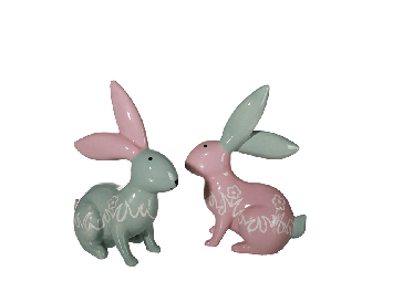 Sitting ceramic rabbit