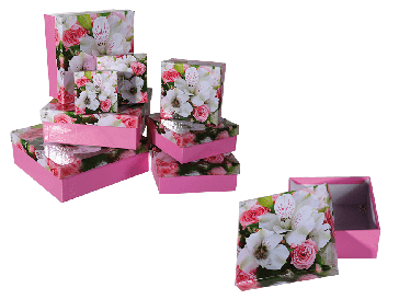 Pink gift box