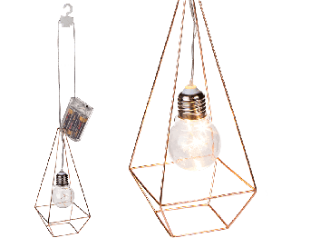 Copper coloured Metal  Lamp