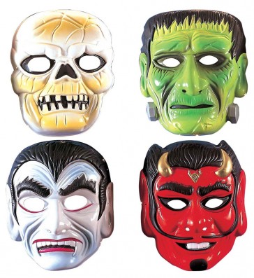 Halloween plastic mask