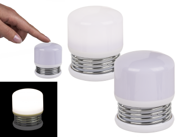 Push lamp with LED (incl. batteries)