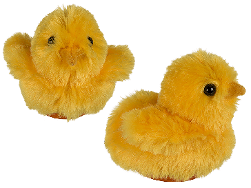 Plush chick with sound (incl. batteries) ca. 8 cm
