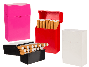 Plastic cigarette case