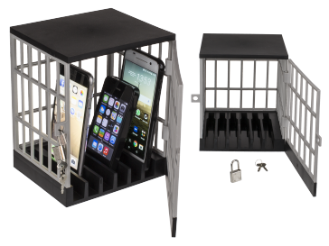 Black/grey coloured Mobile Phone Jail