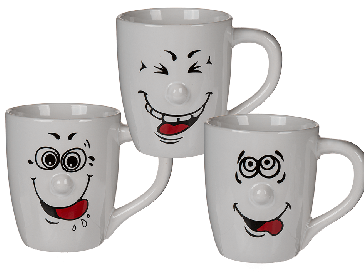 Porcelain coffee mug