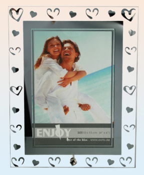 Glass picture frame 9 x 13 cm