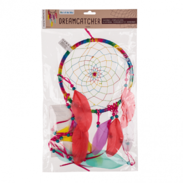 Multicoloured fabric Dreamcatcher