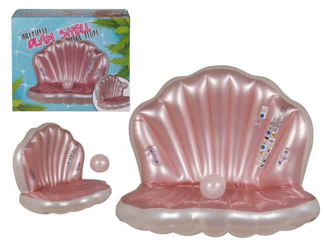 Inflatable Clam Shell Pearl Pool Float