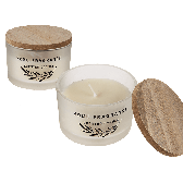 Scented candle (white cotton