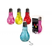 Coloured Glass bulb with 10 white LED