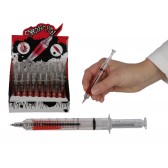 Syringe Pen with red liquid