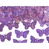 Holographic confetti Butterflies, light pink, 15g, 1pack