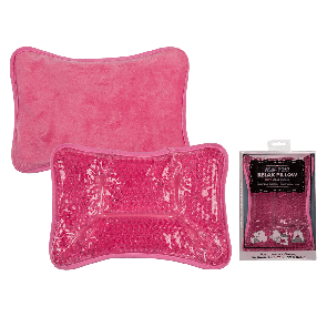 Pink pillow with gel beads