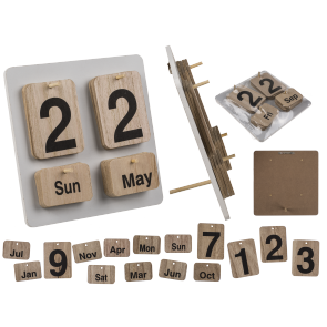 Wooden calendar