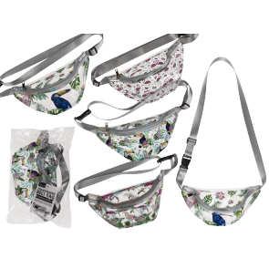 Transparent plastic belt bag