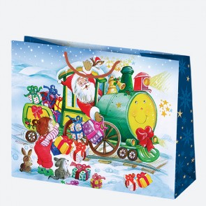 Vianočná darčeková taška 38x29x10 cm, 5 druhov