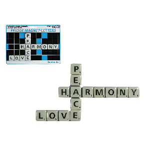 Plastic fridge magnet