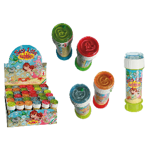 Soap bubbles with puzzle