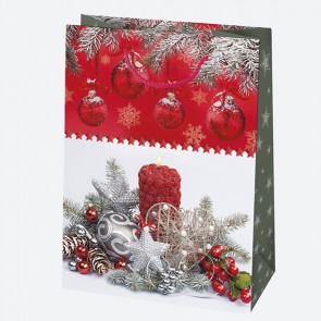 Vianočná darčeková taška XL 34,5x48x13 cm, 5 druhov