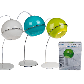 Glass desk lamp