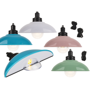 Retro pendant lamp with LED