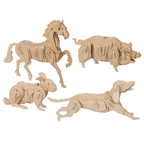 Natural Wooden 3D Puzzle
