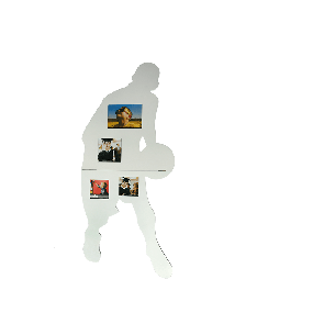 White wooden picture frame