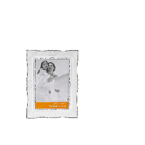 White plastic picture frame 10 x 15 cm