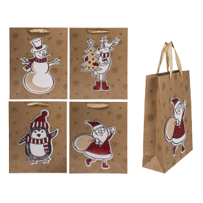Kraft-paper gift bag