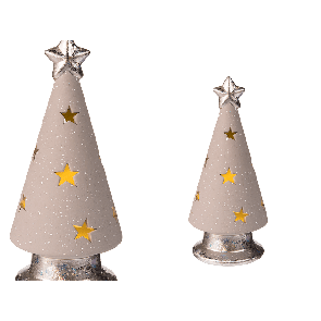 Ceramic tree with warm white LED