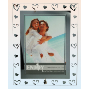 Glass picture frame 9 x 13 cm