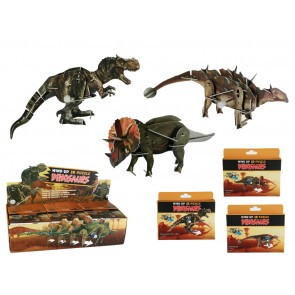 3D Puzzle s motorom -  Dinosaury 