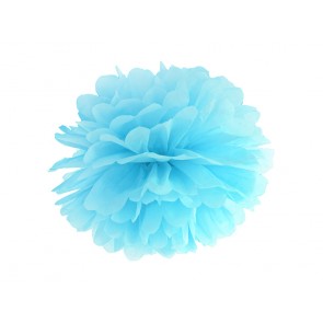 Blotting paper Pompom, sky-blue, 35cm, 1piece