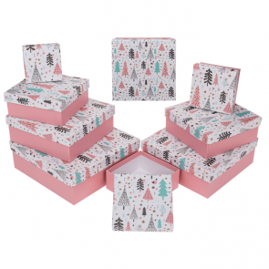 Pink gift box