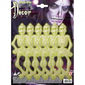 220 / 5 000 Výsledky prekladov Halloween decoration luminous skeleton - 6 pieces