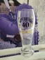 Beer glass Happy Birthday "40", 23cm