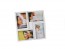White Plastic picture frame for 4 photos 10 x 15 cm